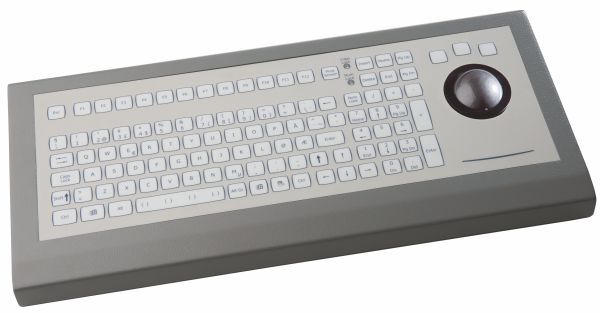 Industrial IP65 keyboard with trackball